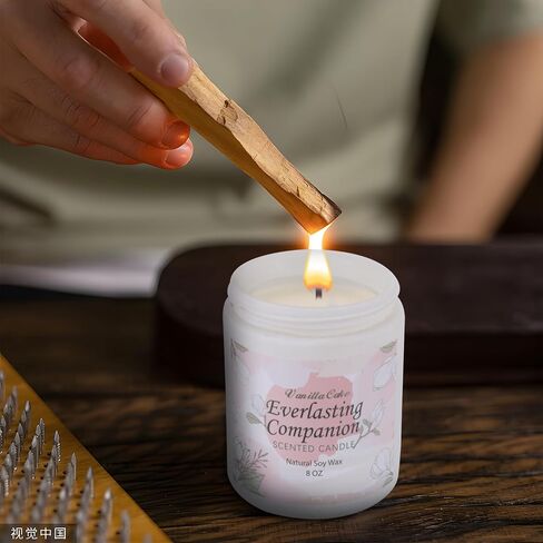 شمعة الفانيليا، شموع معطرة للمنزل، شموع معطرة، شمعة الصويا، 8 أونصة 45 ساعة شموع عطرية تدوم طويلاً للنساء والرجال وأعياد الميلاد وعيد الشكر وعيد الحب in Saudi Arabia