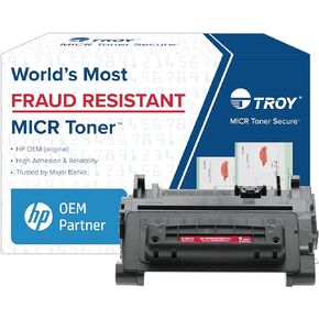 M604/M605/M606 MICR Toner Secure Standard Yield Cartridge, Check Printing, Coordinating HP Part Number: CF281A, Yields 10500 Pages