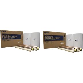 DNP Premium Media for DS820A Printer, 4 Rolls, 130 Prints Per Roll, (520 Total Prints)