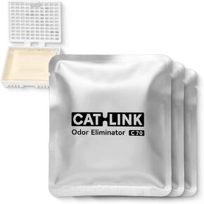 CATLINK C70 Odor Eliminator for All Self-Cleaning Cat Litter Box, Cat Toilet Odor Control, 3PcsCATLINK Cat Odor Removers