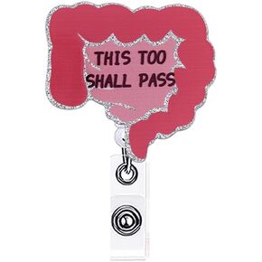 Nurse Summer Badge Reel Holder Funny Take Me to The Beach Badge Reels Retractable for Nurses Glitter Cute Nursing Badge Clip Acrylic RN LPN CNA LVN Medical ID Card Accessories Gift for Nurse