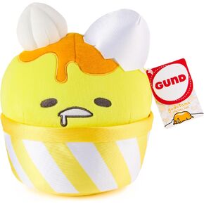 GUND Sanrio Gudetama The Lazy Egg Stuffed Animal, Gudetama Ice Cream Cup, Plush Toy for Ages 1 and Up, 9"