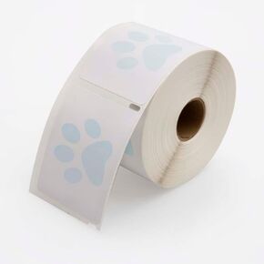Veterinary Prescription Labels with Paw Prints - 2-⅛" x 2-¾", 500 Labels/Roll | Prescription Bottles & Small Containers - Compatible with Most Veterinary Practice Software | LabelValue Brand
