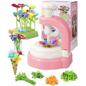 Flower Bouquets Toys,DIY Craft Kits for Kids - Girls Birthday Gift Ideas, Arts & Crafts for 3 4 5 6 7 8 9 10 Year Old Toddler Girl (DIY Fabric Flower Toys)