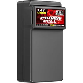 RC Car Upgrade Accessories, 2S 7.4V 1300mAh Lithium-ion Battery, Spare Parts RC Battery for 1/14 &Scale 14331 14322