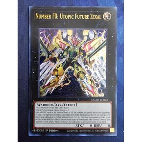 Number F0: Utopic Future Zexal - DUAD-EN042 - Ultra Rare - 1st Edition
