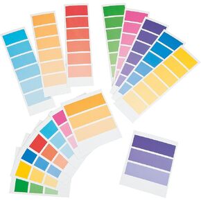 Fun Express Paint Chip Supply Strips - Perfect for Kids' Educational Activities, Arts and Crafts, and Creative Learning Projects - 800 Pieces
