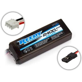 Team Associated Reedy LiPo Pro TX/RX 2400mAh 7.4V Flat ASC27313 Car Batteries & Accessories