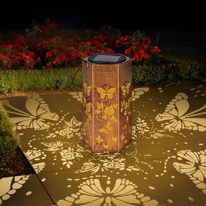 Birthday Gifts for Women Hummingbird Solar Lights Outdoor - Gifts for Mom, Mothers Day Gifts Solar Lanterns Outdoor Waterproof Garden Decoration for Outside, Outdoor, Patio, Yard, Lawn
