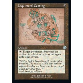Magic: the Gathering - Liquimetal Coating (091) - Schematic - The Brothers' War Retro Artifacts