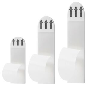 Picture Hanging Strips, Heavy Duty Double Sided Wall Mount Adhesive Strips, Easy to Apply and Remove, Residue Free(M(2.7IN*0.78IN)-10pc)