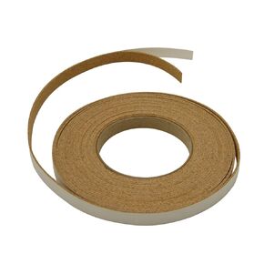 J.V. Converting CORK-1/LBRN0525 JVCC CORK-1 Adhesive-Backed Cork Tape: 1/2" x 25 ft., Light Brown