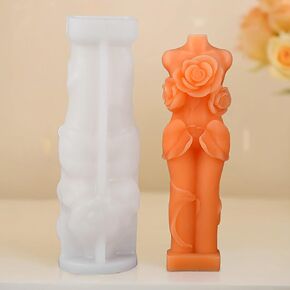 4 Pack Silicone Molds Animal Head Silicone Wave Spiral Candle Mold - Silicone Resin Casting Molds for Candle & Resin & Soap Craft Supplies