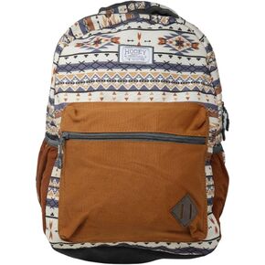 HOOEY Recess Aztec Backpack Cream/Grey/Rust