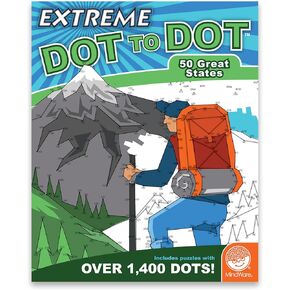 MindWare Extreme Dot to Dot: 50 Great States - Ages 8 & up