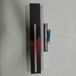 Lightsaber, Dueling Light Sabers, Metal Hilt Force Light Sword with 15 RGB Colors 3 Modes, Type-C Rechargeable Lightsabers Toy for Kids, Birthday Party Cosplay Halloween Christmas