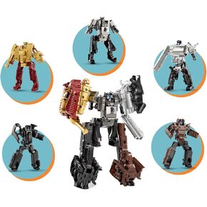 YEIBOBO ! mini Transforming Toys 5-in-1 Robot for Boys 4-12 Age