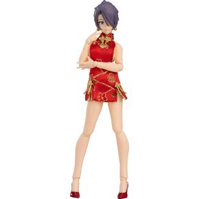 GOOD SMILE COMPANY Figma Styles: Female Body (Mika) with Mini Skirt Chinese Dress Action Figure