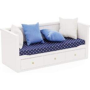 Odoria 1/12 Scale Miniature Couch Sofa Day Bed Dollhouse Furniture Accessories for 6 inch Dolls