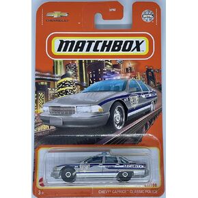 Matchbox 2022- Chevy Caprice Classic Police - Skybusters - 67/100 [Silver]