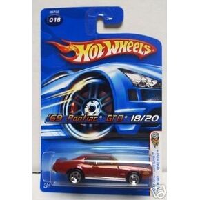 Hot Wheels *69 Pontiac Gto (Red) #018 Kmart Exclusive ()