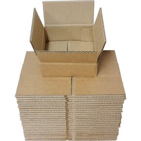(25) Brown Cardboard CD Storage Shipping Boxes - Each Holds 5 CDs - CDBC05