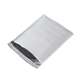 Hudson Exchange 8.5x12" (100 Pack) #2 Self-Seal Poly Bubble Mailer, White Water-Resistant 2.5mil LDPE