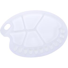 Gadpiparty 18grids Paint Tray with Thumb Palette for Watercolor Gouache and Nail Art for Artists Beginners and Boys and Girls for Mixing Colors Various Painting Projects