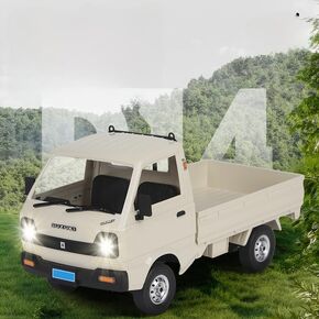 WPL D14 1/10 RC Kei Truck, 4X4 RTF Suzuki Off Road RC Drift Car, 2.4 Ghz Remote Control 4WD RC Crawler with 280 Motor Proportional Throttle Steering Hobby Grade Carry Vehicle Toys for Adult