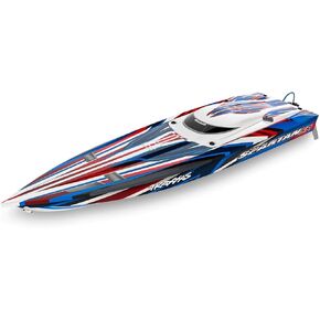 Traxxas TRA103076-4-RED Spartan SR 36" Brushless Boat, Red