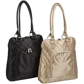 SAVVY Vertical 15" Laptop Ladies Tote