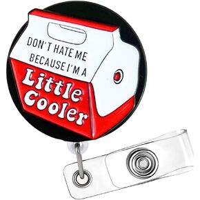 Back and Body Hurts Enamel Badge Reel – Retractable ID Holder Clip for Nurses, Doctors, Healthcare & Office Workers – Cute & Funny Name Tag Holder, Nursing Student & Medical Assistant Accessories