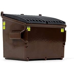 First Gear. Refuse Trash Bin Brown 1/34 Diecast Model 90-0535