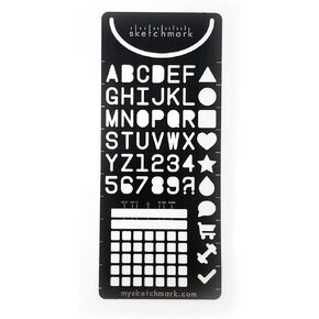Journal Bookmark: Stainless Steel Journal Bookmark Stencil