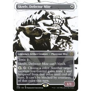 Magic: the Gathering - Skrelv, Defector Mite (301) - Borderless - Foil - Phyrexia: All Will Be One