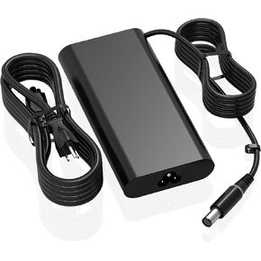 130W 19.5V 6.7A Laptop Charger Replacement for Dell XPS 15 7590 9530 9550 9560 9570 Inspiron 7459 7348 7347 Precision M3800 M2800 5540 5530 5520 5510 HA130PM130 0V363H DA130PM130 Power Adapter Cord