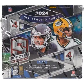 2024 Panini Spectra Football Hobby Trading Card Box (Four Autographs Per Box!)