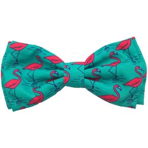 Huxley & Kent Bow Tie for Pets | Flamingo (Extra-Large) | Bow Tie Collar Attachment | Dog & Cat Fun Bow Ties | H&K Bow Tie