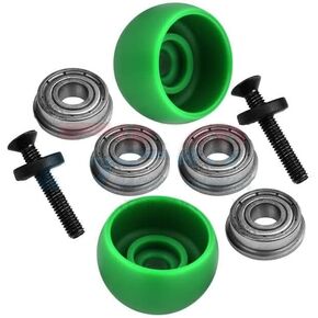 Palumma Balance Wheel for LOSI 1/4 Promoto-MX Motorcycle, Modified Accessories Side Wheels Specialty Plastics for LOSI 1/4 Promoto-MX Upgrades Parts, Green
