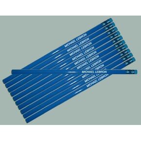 ezpencil Personalized Pencils – Hexagon Pencils – Pink Barrel and White Eraser – Package of 12-2HB Black Lead - School - Office - Non-smear eraser