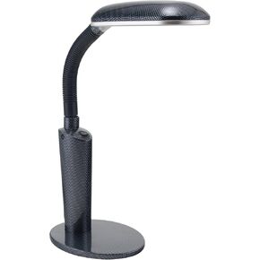 Desk Lamp, LED Lamp, Reading Lamp with Adjustable Gooseneck Arm, Daylight Effect Office Lamp, Table Light, Black