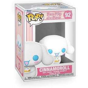 Hello Kitty and Friends - Cinnamoroll with Cake Vinyl Figure Collectibles Bundle with Compatible Funko Pop Box Protector