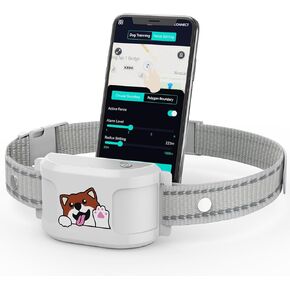 GPS Electric Dog Fence - Wireless Containment System with Free App,Customizable Boundaries & Waterproof Training Collar. Invisible Fence for Dogs,Smart Dog Collar