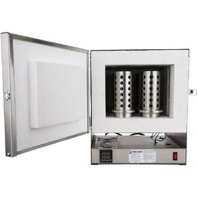 TableTop USA XL Hi-Temp 2000 Degree Electric Burnout Furnace Oven Kiln Vent Hole PROGRAMMABLE Controller Jewelry Making Dental Casting Wax 3D Resin PLA Burnout Made in the U.S.A. 10" W X 10" D X 8" T
