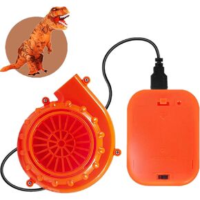 Wittocs Orange Costume Fan Mini Blower Fan for Dinosaur Halloween Inflatable Blow Up Costume(Upgraded Version)
