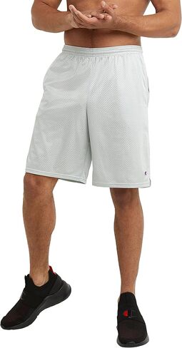 Champion، شورت رياضي شبكي للرجال، خفيف الوزن (Reg Tall)، شعار Crimson C Patch، مقاس XX-Large كبير in Saudi Arabia