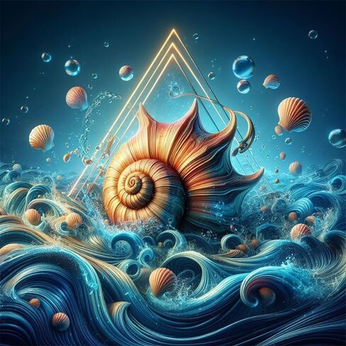 Huacan Diamond Painting Kits for Adults AB Drills Shell Art Kit DIY Pearl Picture Full Square Drill Paintings for Home Wall Decor 12 * 12 Inch in Saudi Arabia