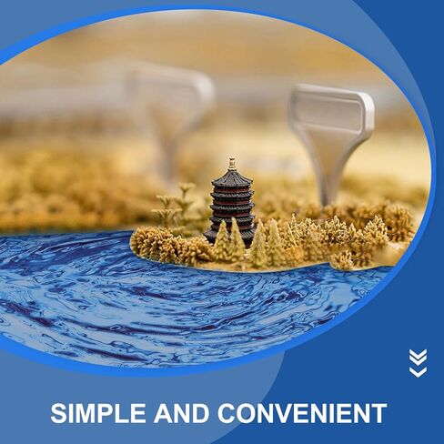 صفيحة مياه Ripple Stobok - ورقة تأثير المياه الاصطناعية مع تيار ، مناظر طبيعية نهر بلاستيكية مصغرة لللؤلؤ in Saudi Arabia