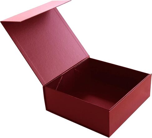 Cecobox - صناديق هدايا مع أغطية للهدايا 8 "x8" x3.1 " - صندوق هدايا الإغلاق المغناطيسي غير اللامع ، صناديق اقتراح العريس وعروس ، زفاف ، أعياد الميلاد ، العطلات (البحرية) in Kuwait