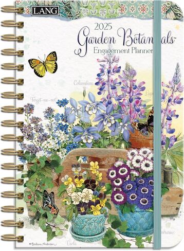 Lang Companies ، Garden Botanicals 2026 Planner ، 6.5 'x 9' '، تقويم أسبوعي مع ملزمة تدبيس in Saudi Arabia